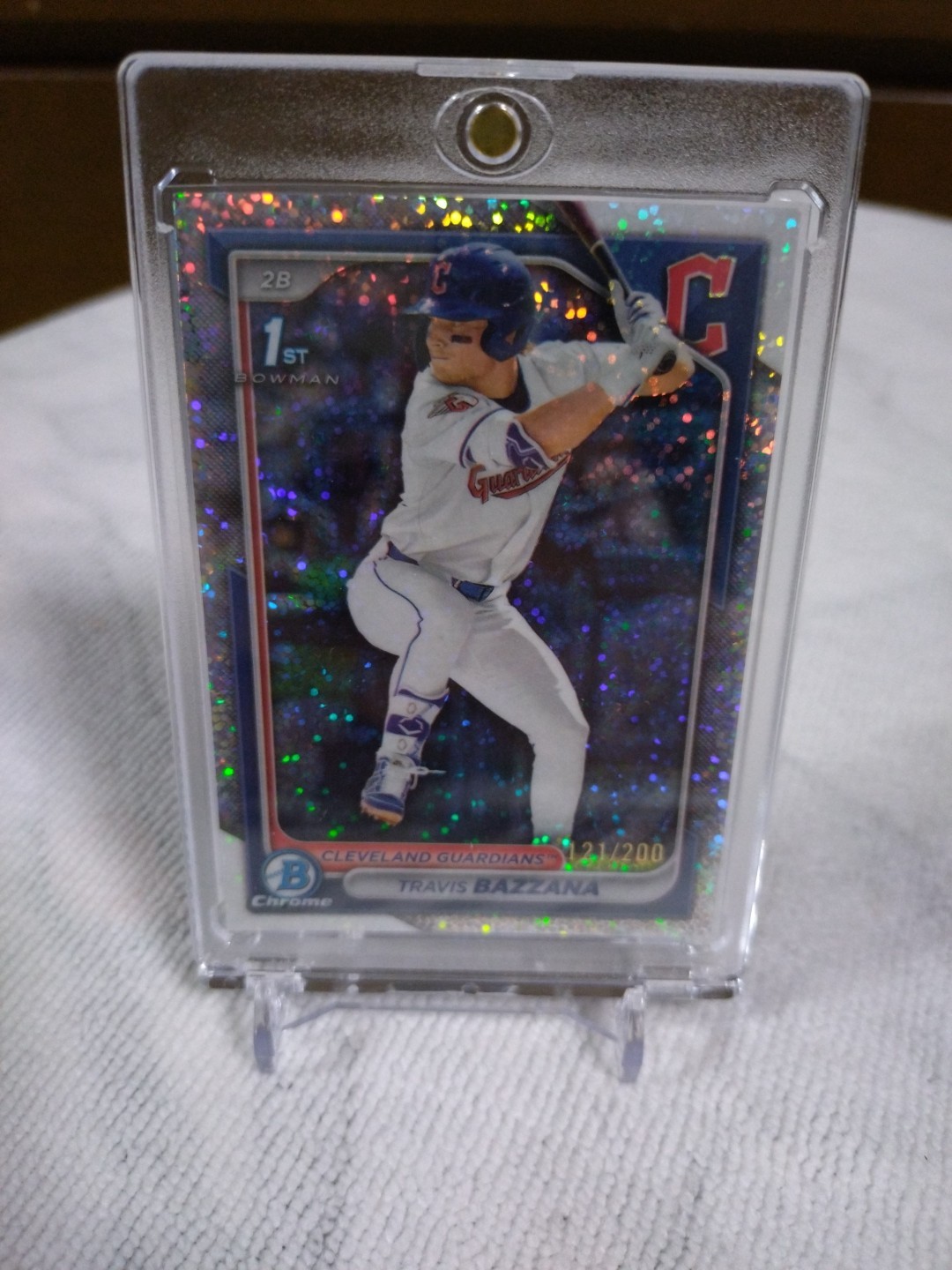 2024 Bowman Draft Travis Bazzana 1st Chrome Sparkle Refractor /200 #BDC-1...