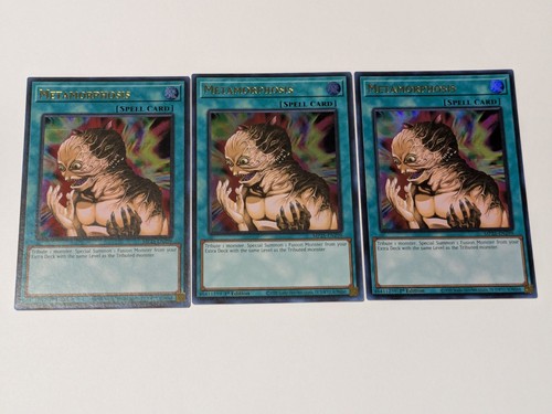 3x Metamorphosis Ultra Rare Yugioh! Mega tins 2025