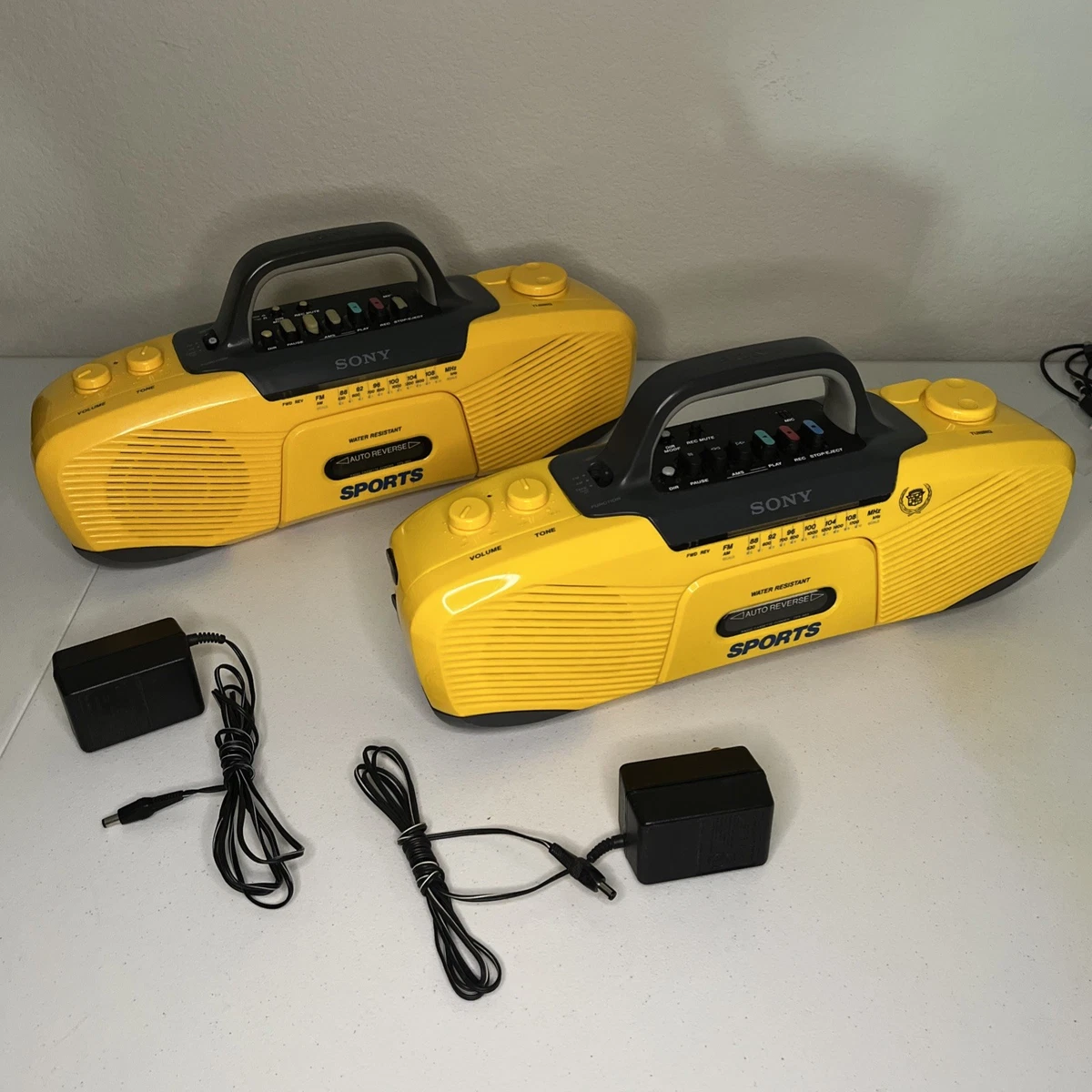 Sony Yellow Portable Stereos & Boomboxes with Headphone Jack for
