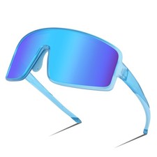 Sports Sunglasses, Polarized Oversized Shield for Men Youth, Baseball Cycling...