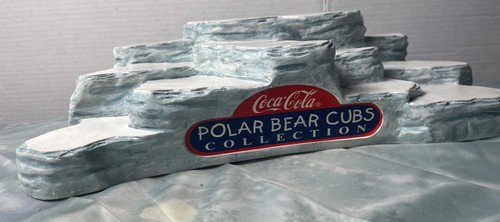 Coca Cola Polar Bear Cubs Collection Store Iceberg Display - Picture 1 of 7