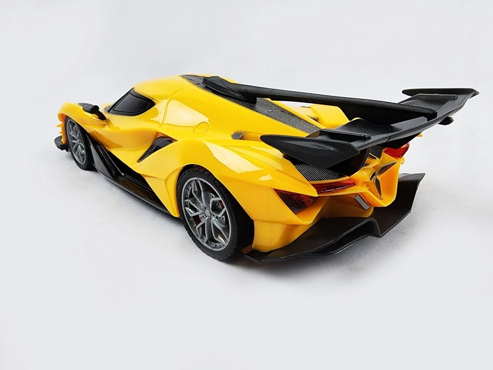 YELLOW Lambo 1:16 RC Speed Master Car with  Wheel and Pedals  - Image 2 of 4