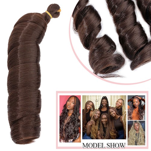 Afro Twist French Curls Braiding Zöpfe Braids Haarverlängerung Lockig 24" Ombre - Bild 15 von 31