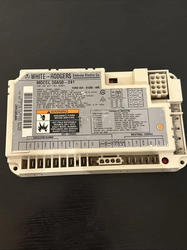 ✅White Rodgers 50A50-241 Furnace Control Board - YORK 031-01266-000 Tested!