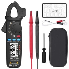 BSIDE 6000 Counts True RMS Clamp Meter with V Alert and Dual Line Display