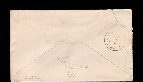 Fancy Cancel Socked On Nose 2c Washington Owenton New York 1897 Cover c - Picture 2 of 3