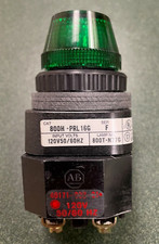 Allen Bradley 800H-PR16G Pilot Light 800HPR16G 120v Green Lens