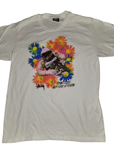 Stussy t-shirt cotton white - Gem