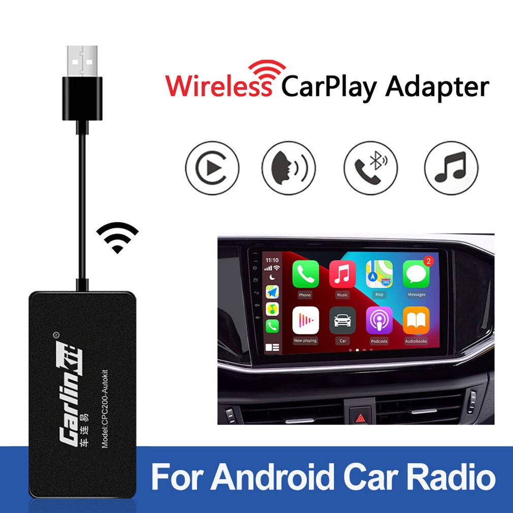 Wireless CarPlay Adapter Android Auto Dongle Car Mirror Player WiFi Autokit  APK