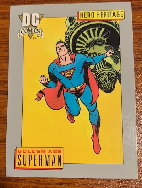 1991 DC Golden Age Superman Hero Heritage Card #16 | eBay