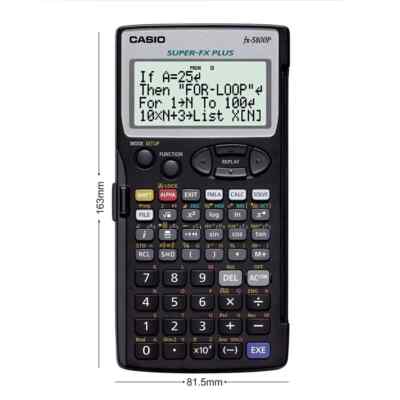 Casio FX-5800P wissenschaftlicher programmierbarer Taschenrechner - Expressve...
