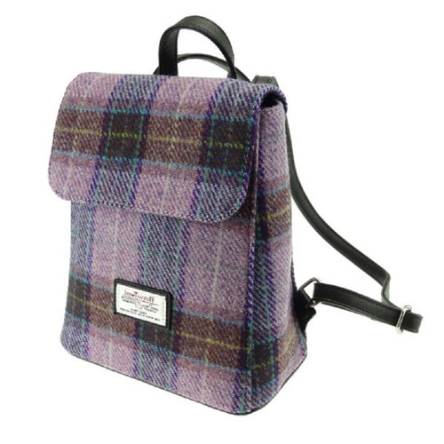 Glen Appin Harris Tweed Tummel Backpack Rucksack LB1213 Choice of Colours - Picture 5 of 46