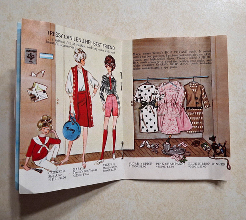 Vintage Mary Make Up Doll 1964 American Character w/ Toy Catalog Brochure 11.5" - Picture 15 of 18