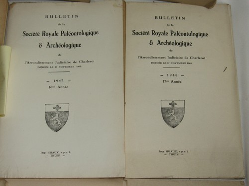 04C3 - Charleroi Bélgica - Boletín Société Paleontológico & Arqueológico - Picture 8 of 12