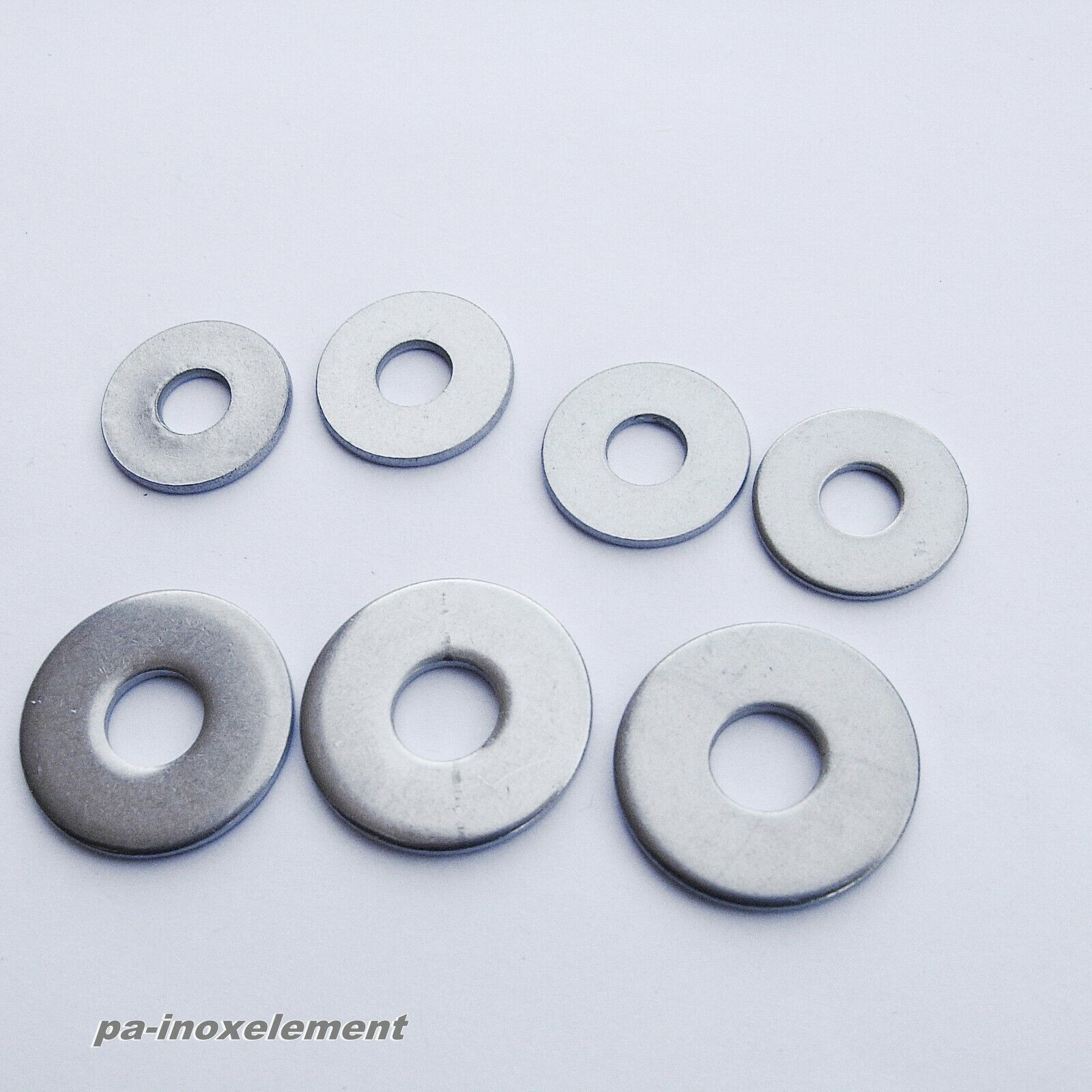 Grandes lunas DIN 9021 acero inoxidable VA M2 M3 M4 M5 M6 M10 M12 M14 M16