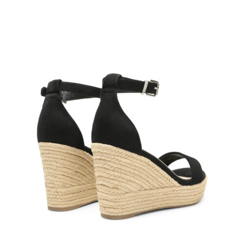 Women Ankle Strap Open Toe Platform Espadrilles Wedge Sandals Dress Shoes - Picture 6 of 37
