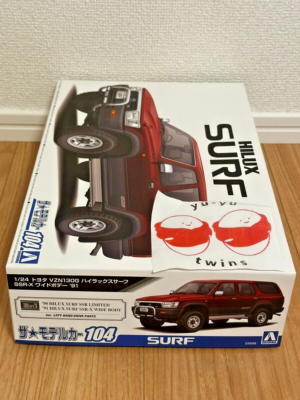 AOSHIMA 56981 Model Car 104 Toyota Vzn130g HILUX Surf Ssr-x Wide