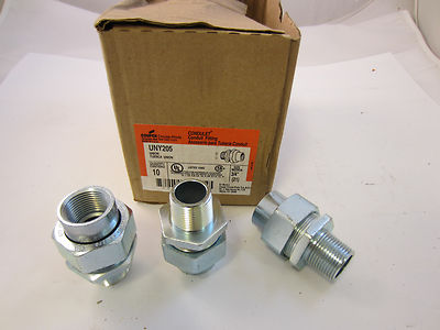 QTY 1 CROUSE HINDS UNY205 EXPLOSION PROOF UNION 3/4'' MALE/FEMALE THREADS