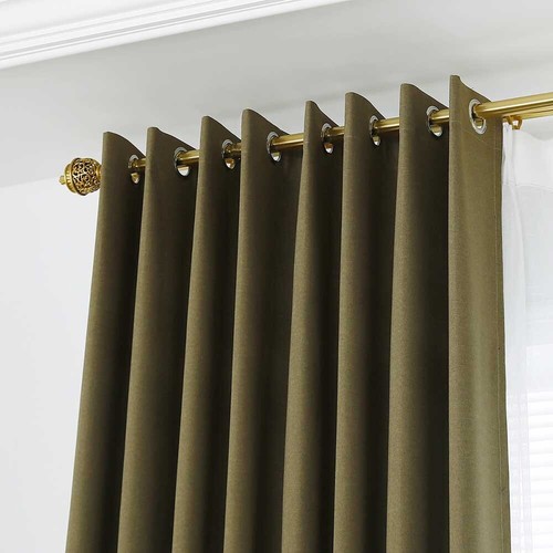 Blackout Curtains Thermal Insulated Eyelet Drapes Waterproof Mold Proof Room - Picture 12 of 18
