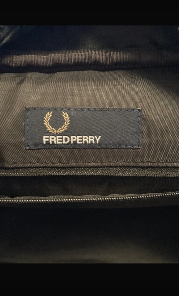 Fred Perry Classic Shoulder Messenger Flight Laptop Satchel School Bag