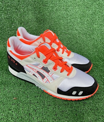 Asics Gel Lyte 3 OG White Flash Coral  1191A266 Men s Size 11 Pre-owned No Box