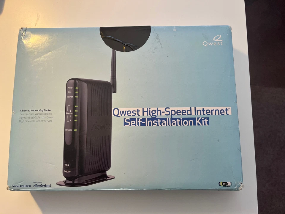 Quest Actiontec PK5000 54 Mbps 4-Port 10/100 Wireless G DSL Router CD - Image 4 of 4