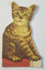 ANTIQUE ~ Kitty Cat/Kitten Greeting Card by M.P. Inc. - Early 20th Century
