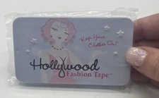 HOLLYWOOD FASHION SECRET Fashion Tape Tin 50 pre-cut clear double stick strips