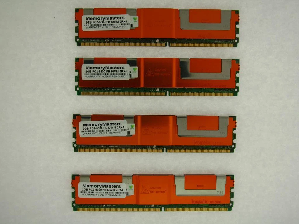 NOT for PC! 8GB 4x2GB PC2-5300 ECC FB-DIMM for HP Compaq ProLiant DL380 G5 - Image 4 of 4