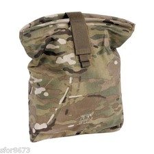 TASMANIAN TIGER LARGE ROLL UP DUMP POUCH CORDURA NYLON MULTICAM MOLLE / BELTS