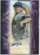 Aaron Northcraft Padres 2014 Bowman Sterling Prospect Autograph Purple Refractor