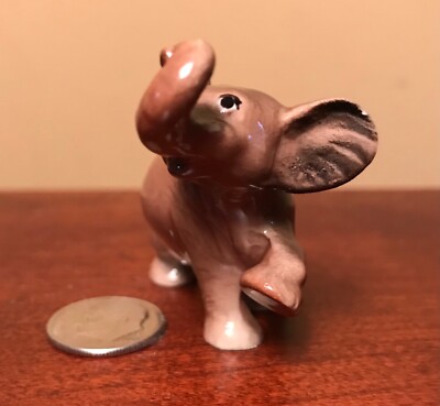 エレファント Hagen Renaker Hagen-Renaker Mini 308 BABY ELEPHANT Miniature Ceramic Figurine