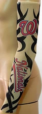 NEW! Washington Nationals Red Tattoo Arm Sleeve Sun Block Nylon Baseball Digital