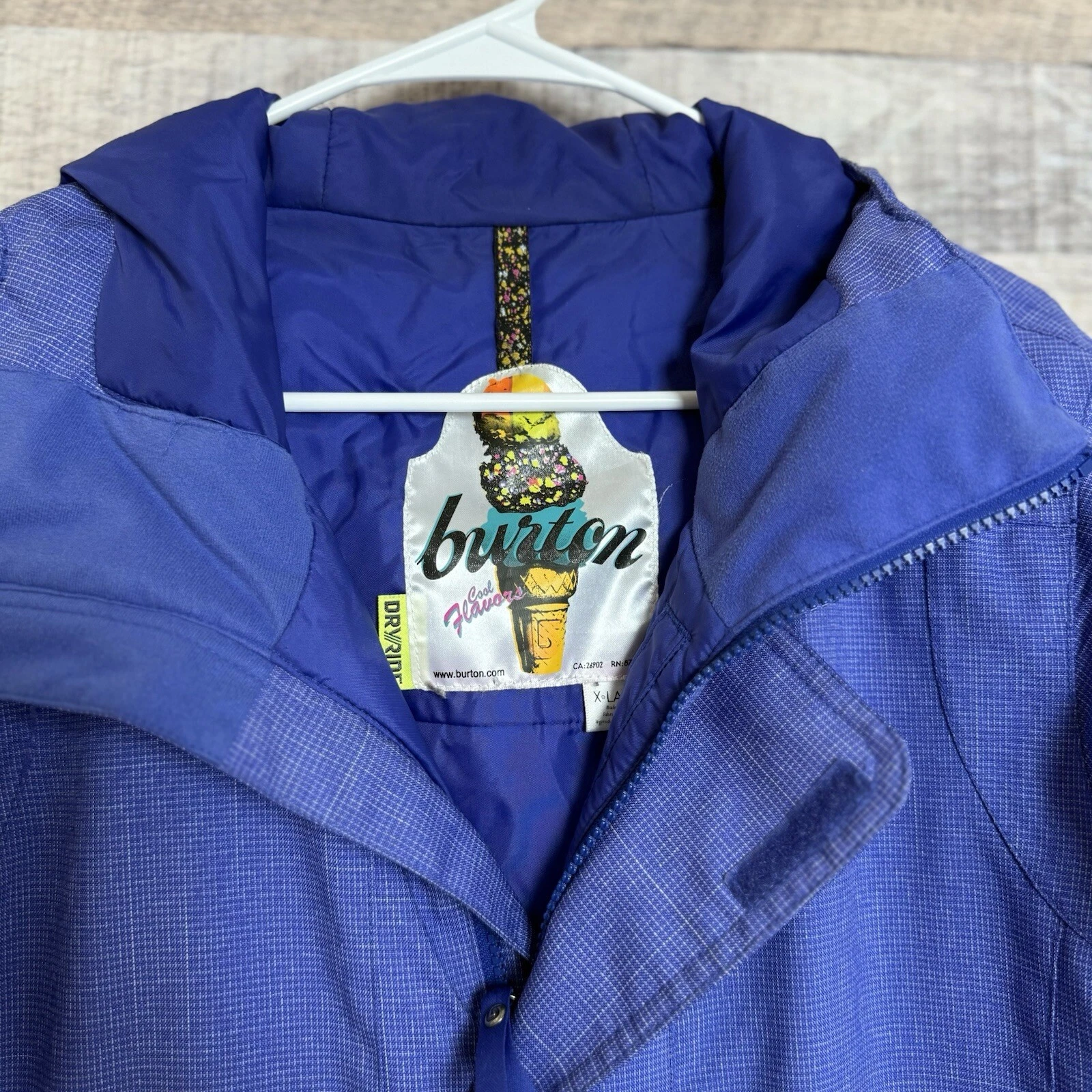 burton jet set cool flavors dry ride ski snowboarding coat jacket