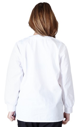 Medical Nursing Dental Long Sleeve Jackets Lab Coat Scrub Top Women Men Unisex - Picture 10 of 35