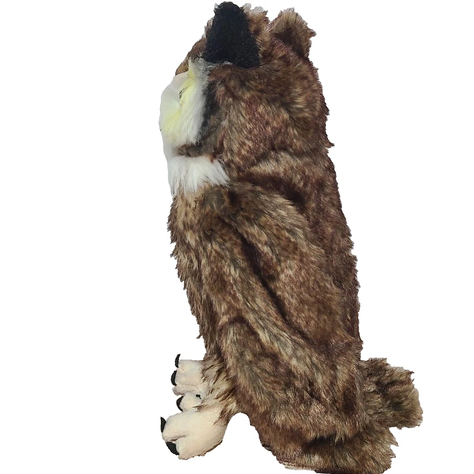 The Wizarding World Of Harry Potter Universal Orlando Plush Owl Brown White 11" - Image 3 of 4