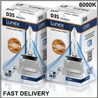 2 x D3S Genuine LUNEX XENON NEW BULB compatible with 66340 9285304244 UB 6000K
