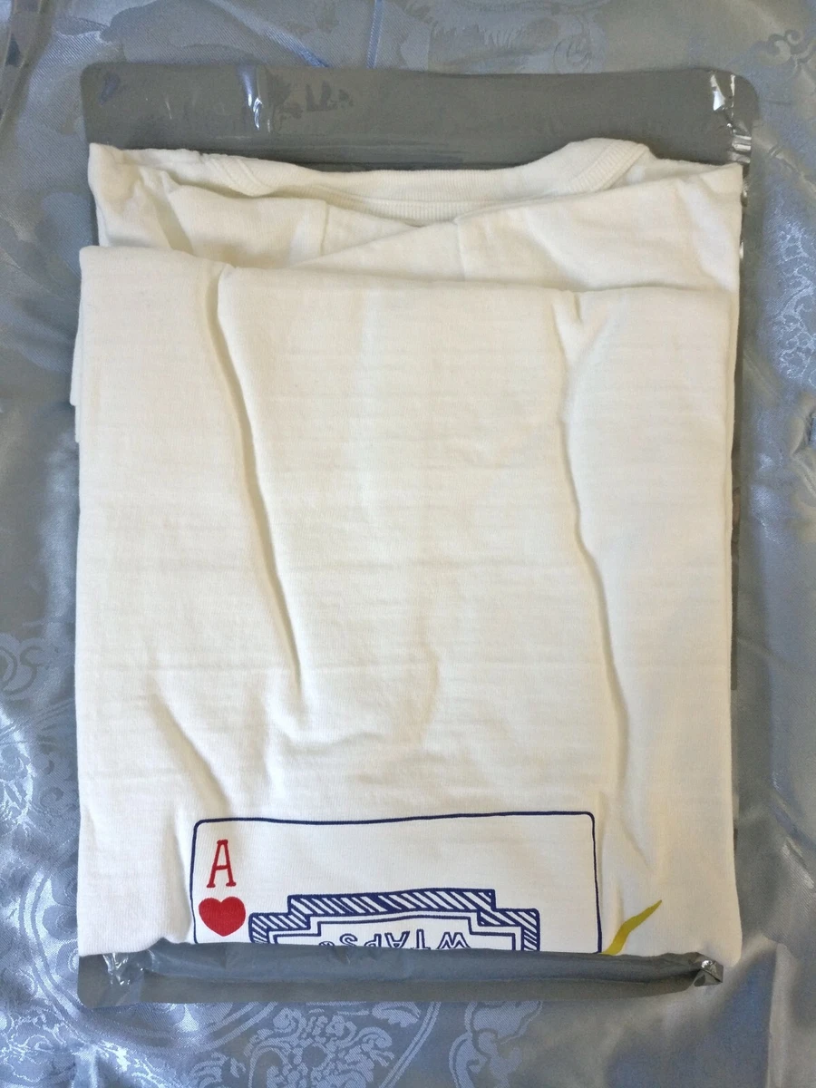 Human Made x WTAPS Ace of Hearts T-Shirt White 2XL 100% Authentic + NEW DS
