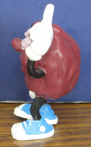 California Raisins Rubbery Bendy Figure - 2 3/4" - 1987 Vintage - Picture 4 of 6