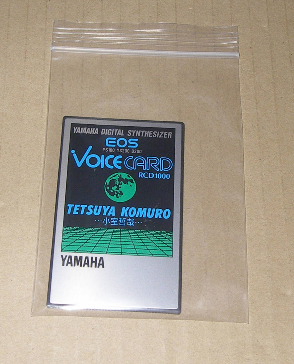 YAMAHA RCD1000 EOS YS100 YS200 B200 Voice Card Tetsuya YAMAHA RCD1000 EOS YS100 YS200 B200 Voice Card Tetsuya