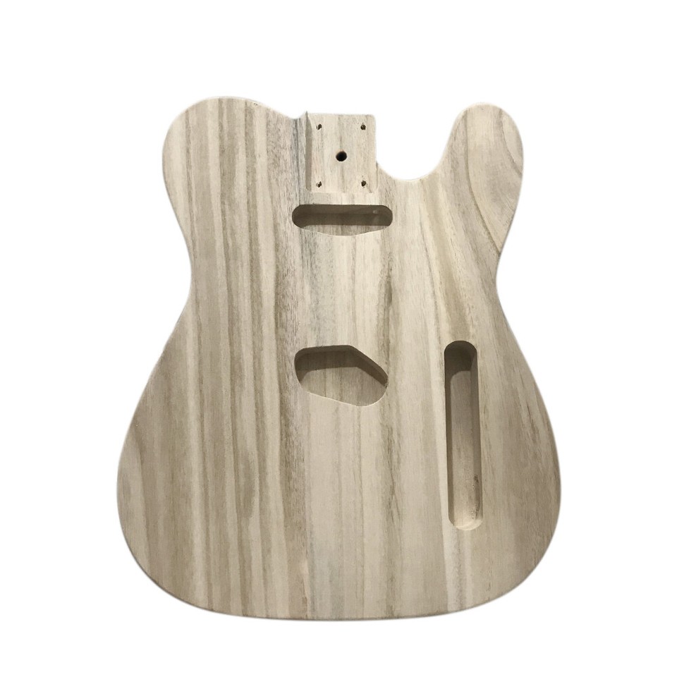Unfinished Maple DIY Guitar Body Blank Barrel for TL Style Electric