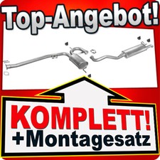 Auspuff für RENAULT 19 R19 1.7 1.8 1.9 dT Schrägheck Cabrio 88-96 Auspuffanlage