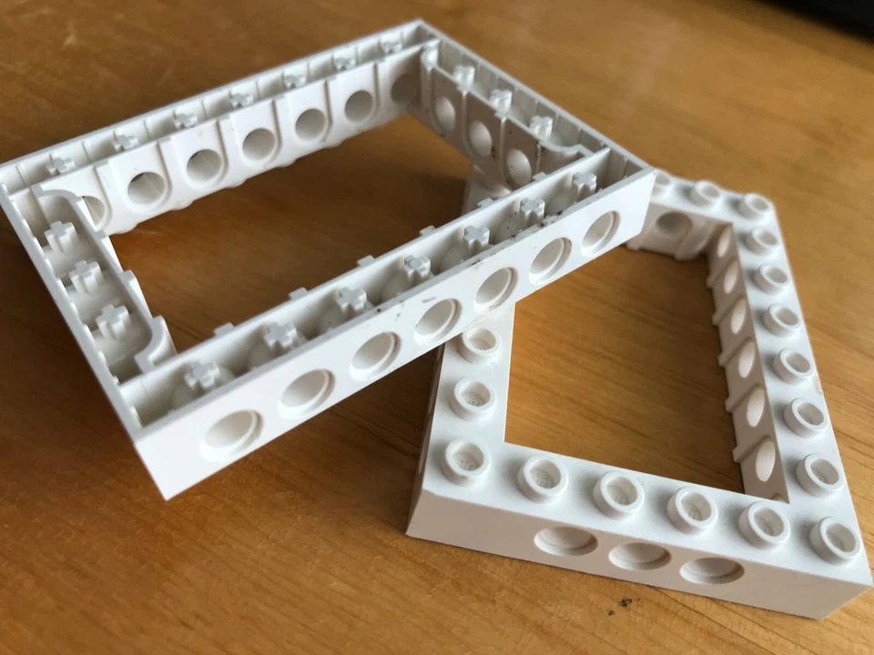 LEGO Technic 4 x Double Hinge Plate / Articulated Joint Dark Blueish Grey 2+2, photo 3 of 3