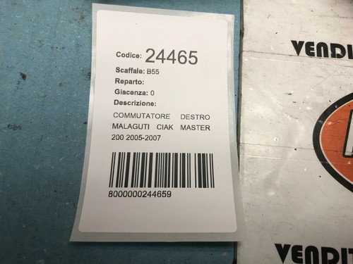 Malaguti Ciak Master 2005-2007 interruptor de desvioluci derecho - Imagen 3 de 3