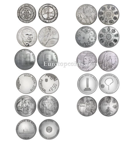 Pièces euro du Portugal 1 Euro 1/2