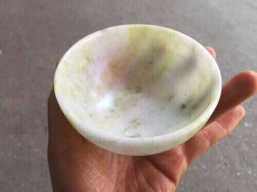 Natural jade carving and polishing jade bowls can be used as rice bowls - Picture 2 of 7