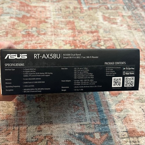 ASUS AX3000 Dual Band WiFi Router - RTAX58U Gaming - Afbeelding 5 van 6