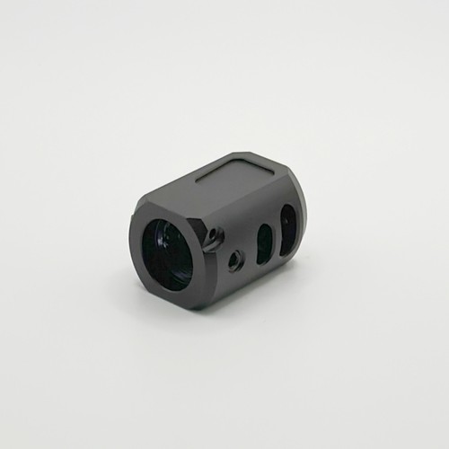 2 PACK BLACK Muzzle Brake Compensator 1/2''x28 TPI For 9mm - Picture 6 of 7