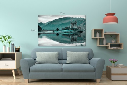 Eilean Donan Castle, Scotland Canvas Wall Art Picture Print - Picture 22 of 32
