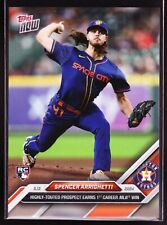 Spencer Arrighetti Astros Rookie 1st MLB Win vs A's 2024 TOPPS NOW #187 Base RC